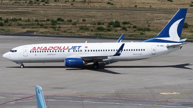 TC-SBV:Boeing 737-800:Turkish Airlines